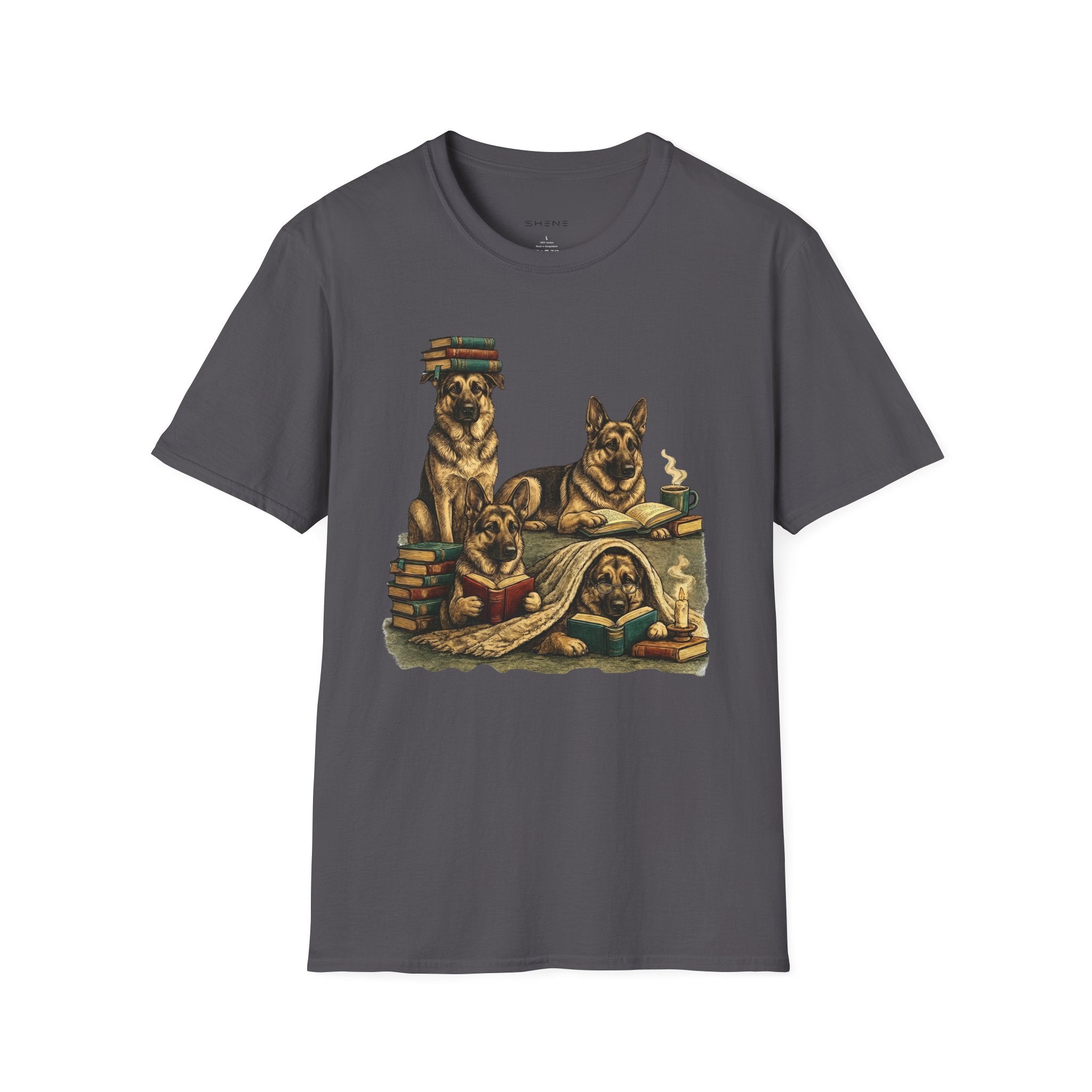 Copy of Unisex Softstyle German Shepherd Library T-Shirt