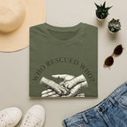 Copy of Copy of Unisex Softstyle Who Rescued Who T-Shirt