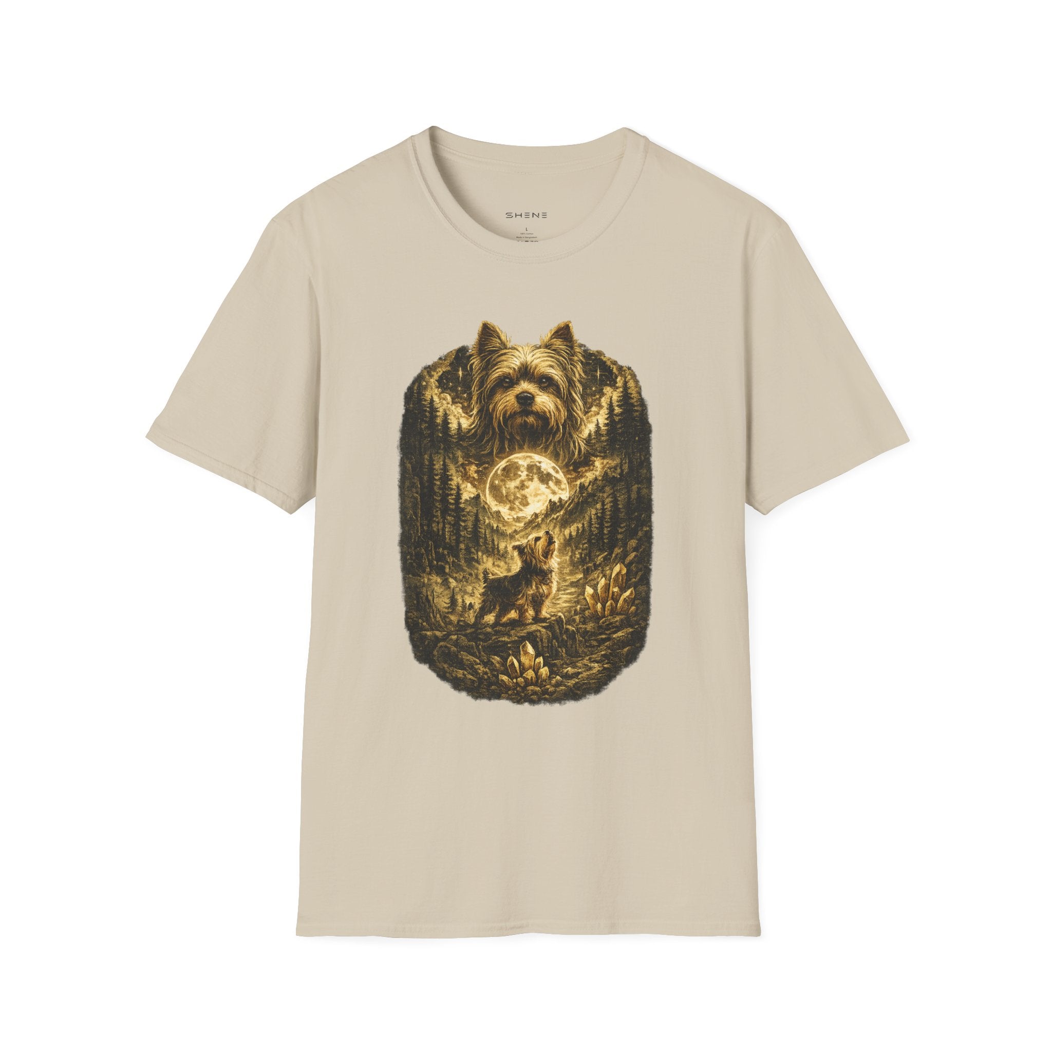 Copy of Unisex Softstyle shit su with moon T-Shirt