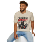 Unisex Softstyle French Bulldog Caffeine Fuel T-Shirt