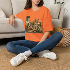 Copy of Copy of Copy of Unisex Softstyle Frenchi Library Four Dog T-Shirt