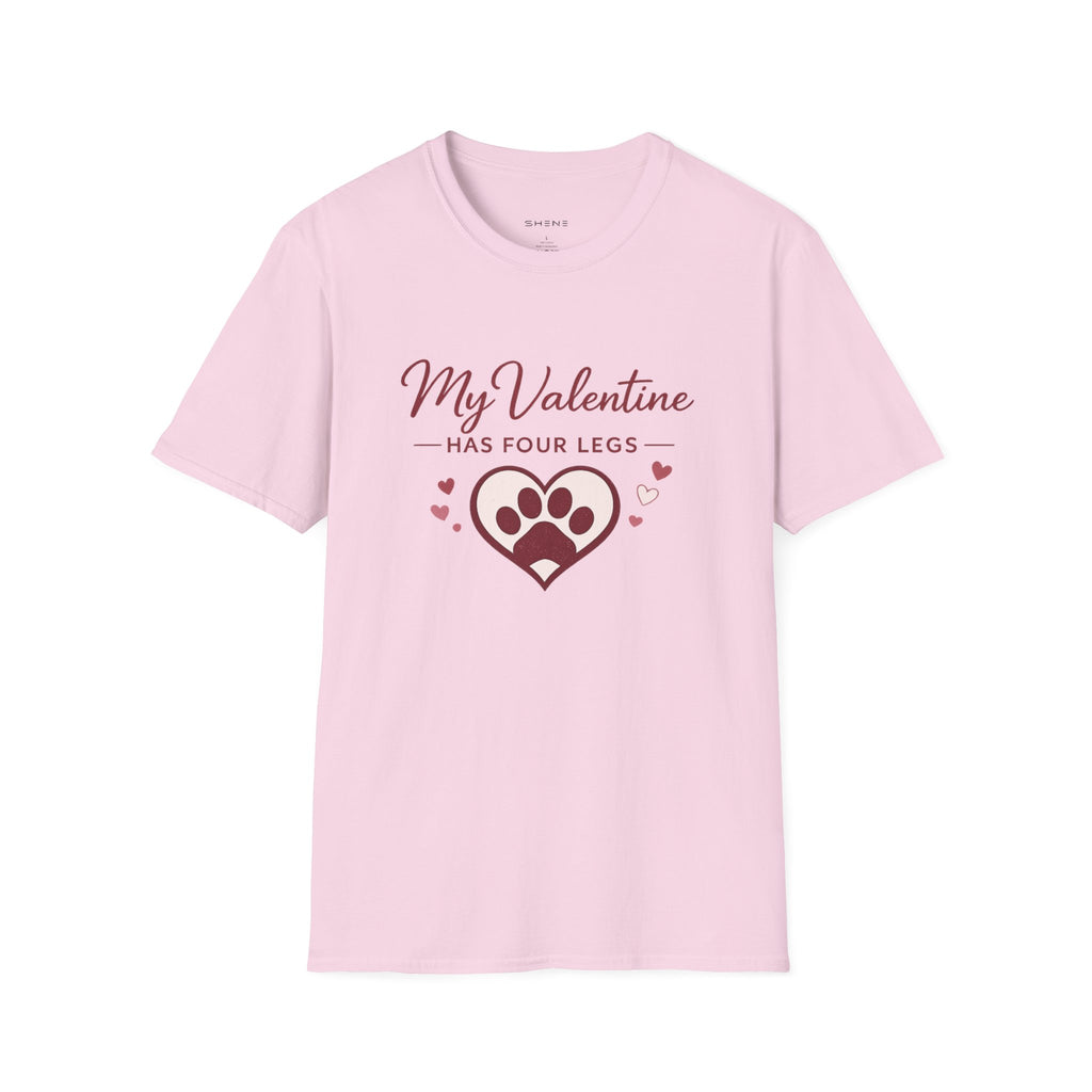 Copy of Unisex Softstyle My valentine has four leg T-Shirt