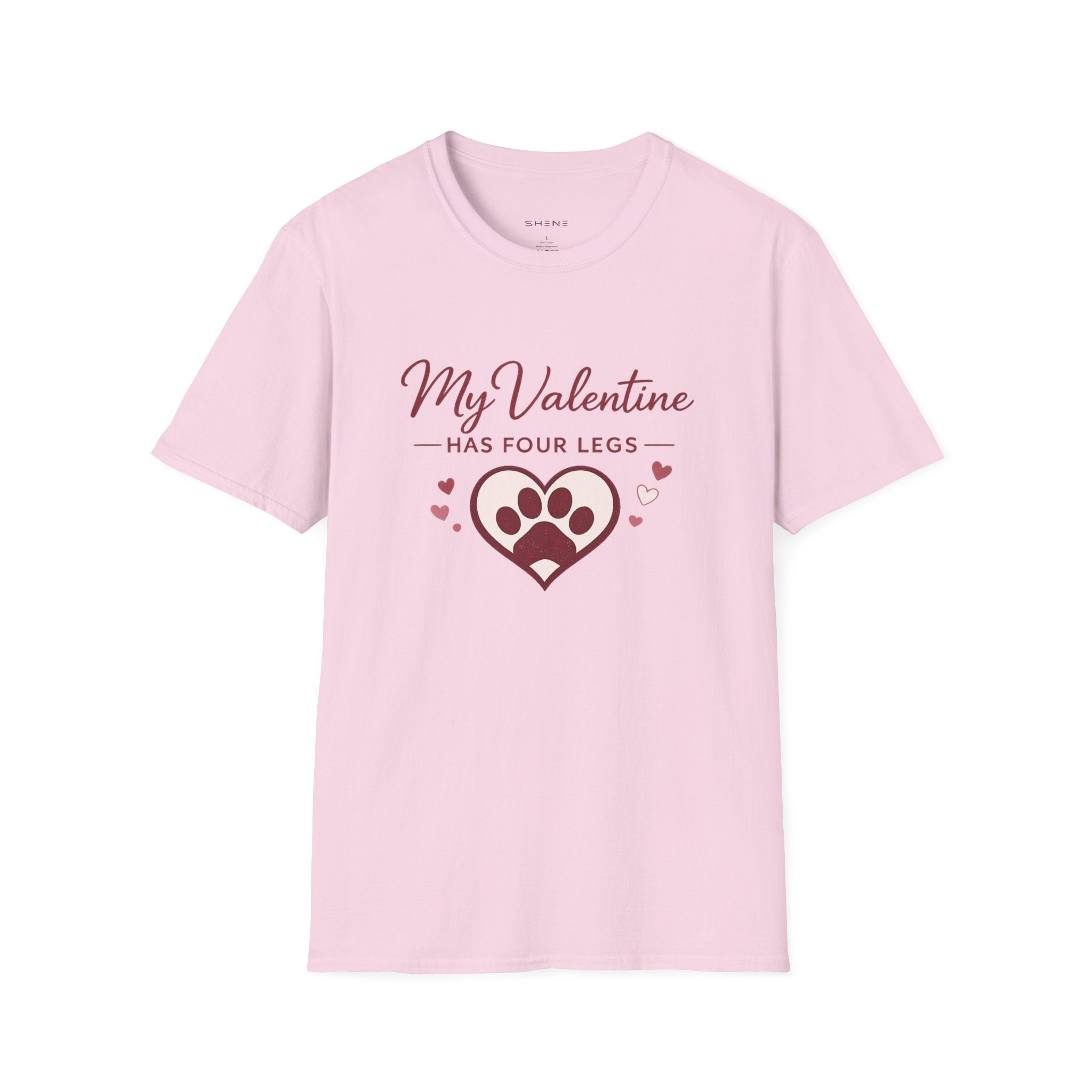 Copy of Unisex Softstyle My valentine has four leg T-Shirt