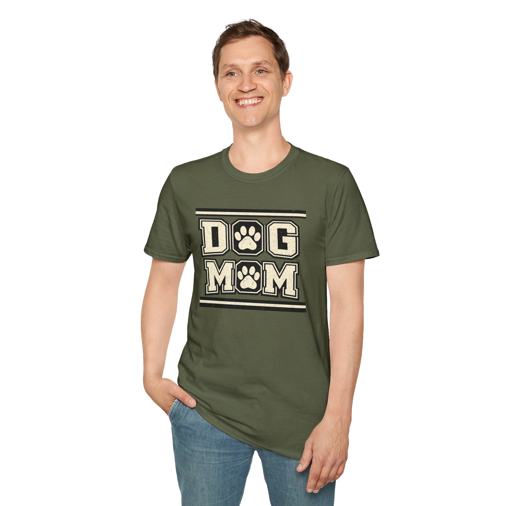Copy of Copy of Unisex Softstyle Dog Mom T-Shirt
