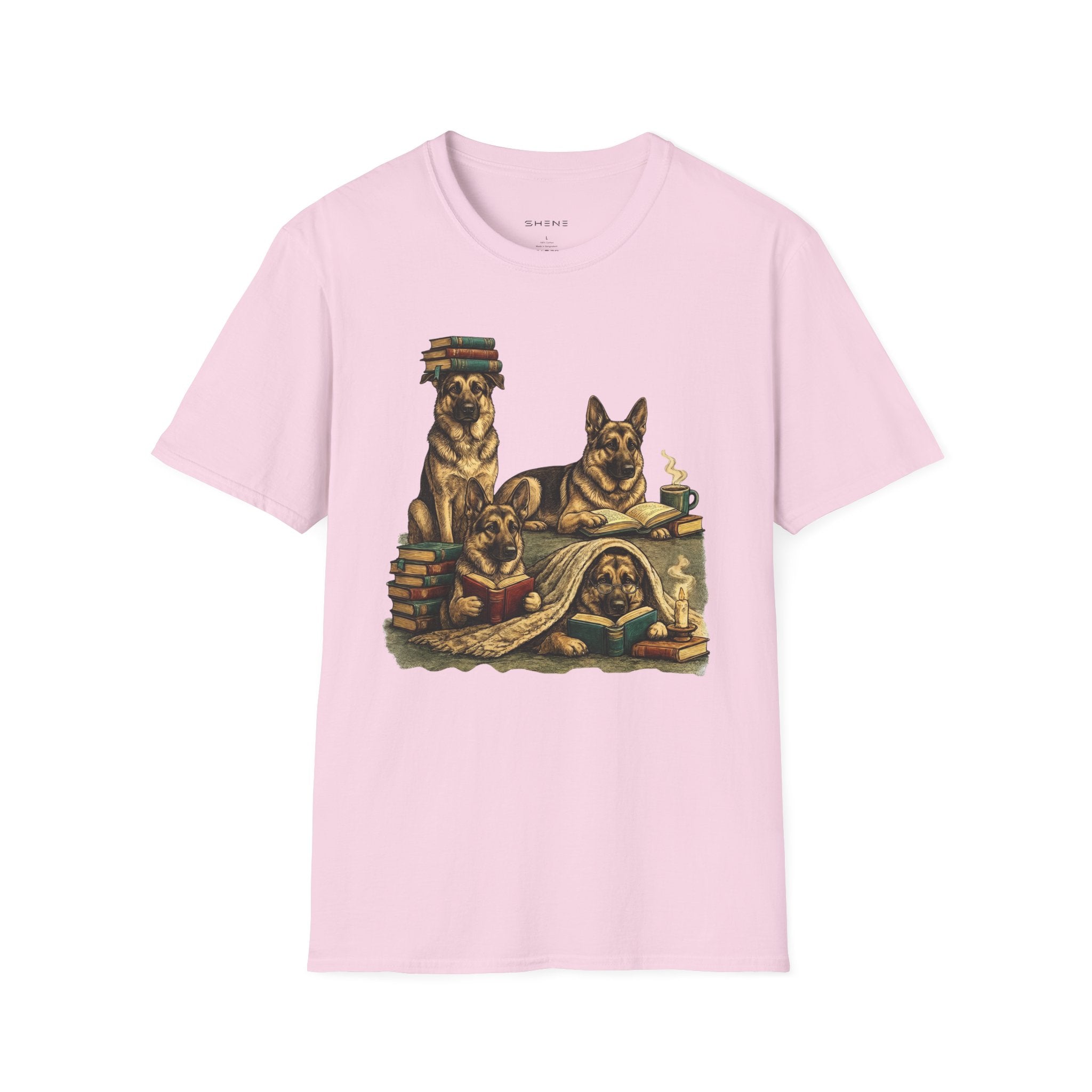 Copy of Unisex Softstyle German Shepherd Library T-Shirt