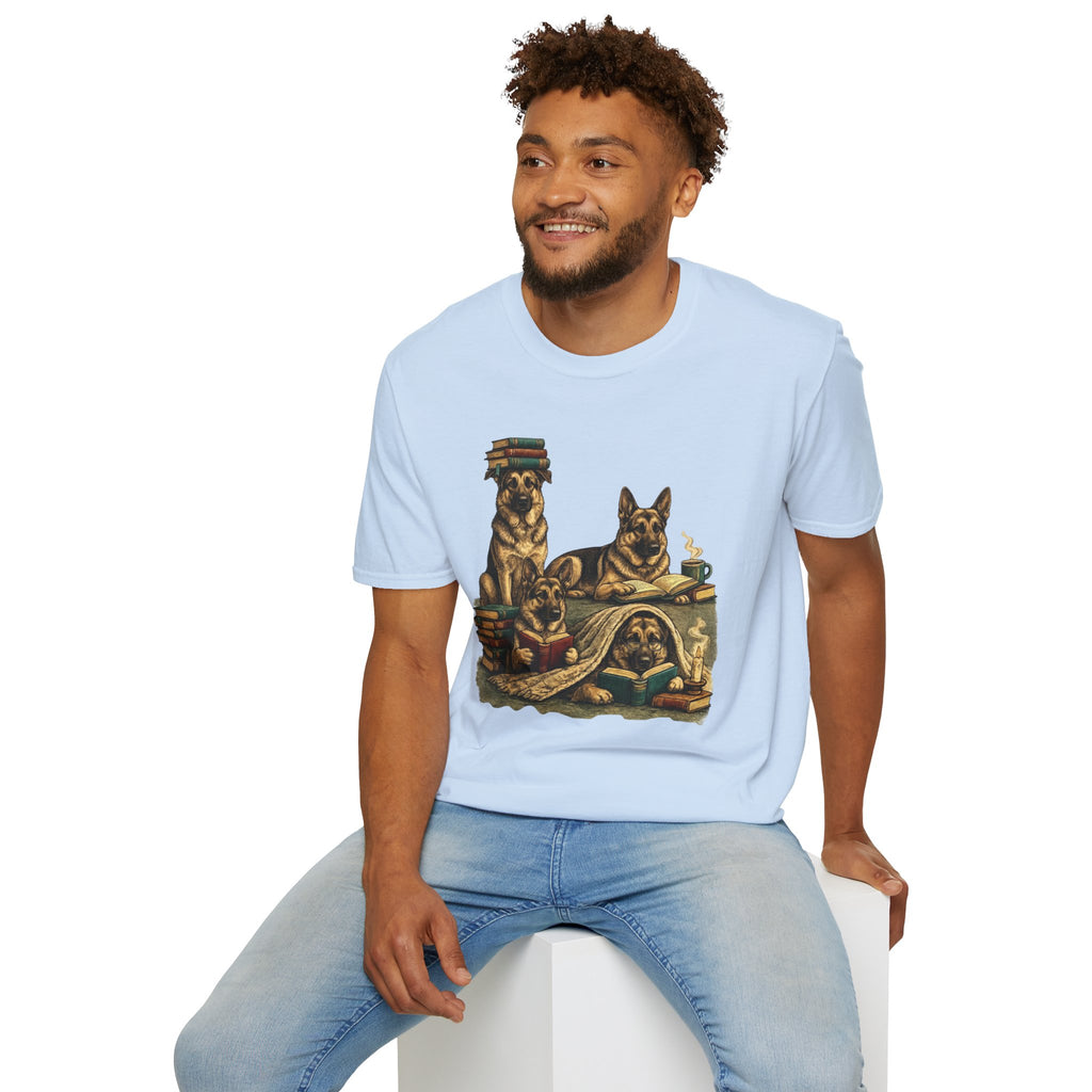 Copy of Unisex Softstyle German Shepherd Library T-Shirt