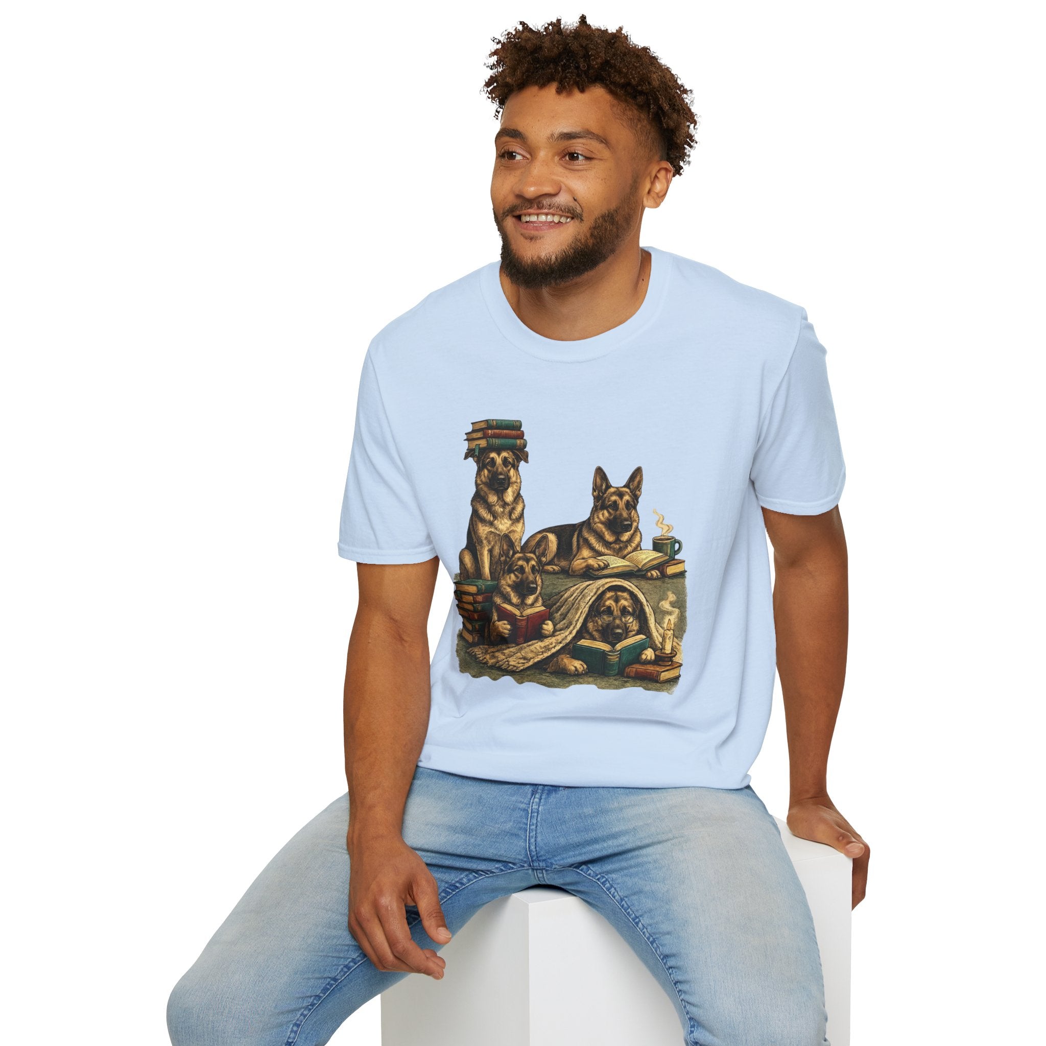 Copy of Unisex Softstyle German Shepherd Library T-Shirt