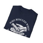 Copy of Copy of Unisex Softstyle Who Rescued Who T-Shirt