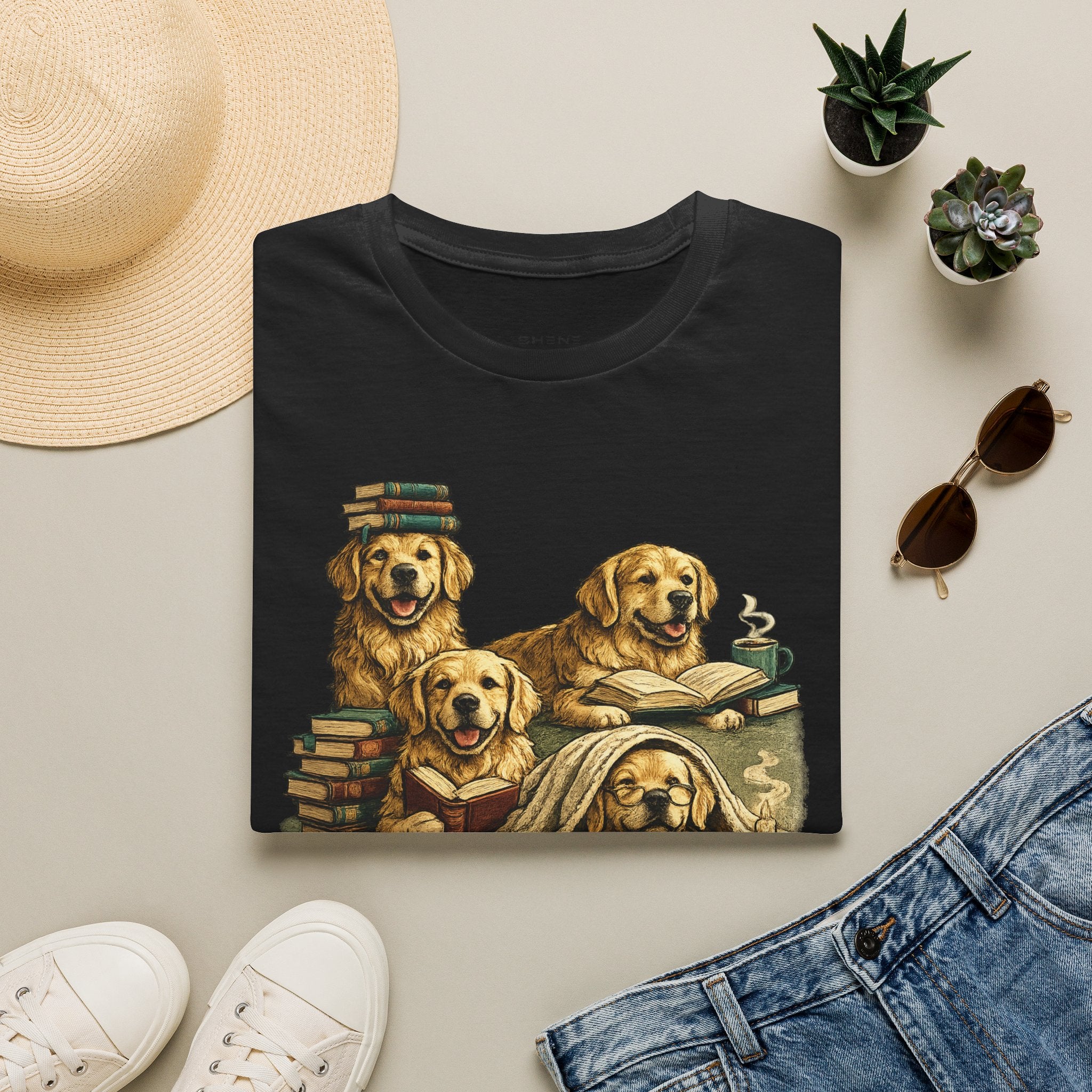 Copy of Unisex Softstyle Golden retriever Society  T-Shirt