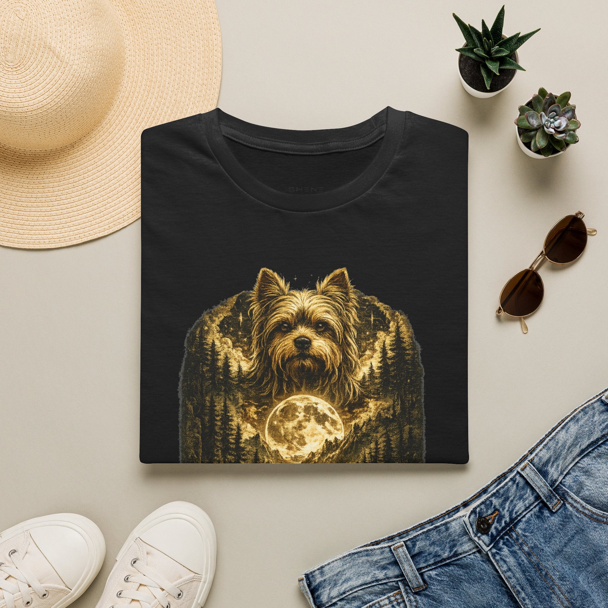 Copy of Unisex Softstyle shit su with moon T-Shirt