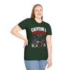 Unisex Softstyle French Bulldog Caffeine Fuel T-Shirt