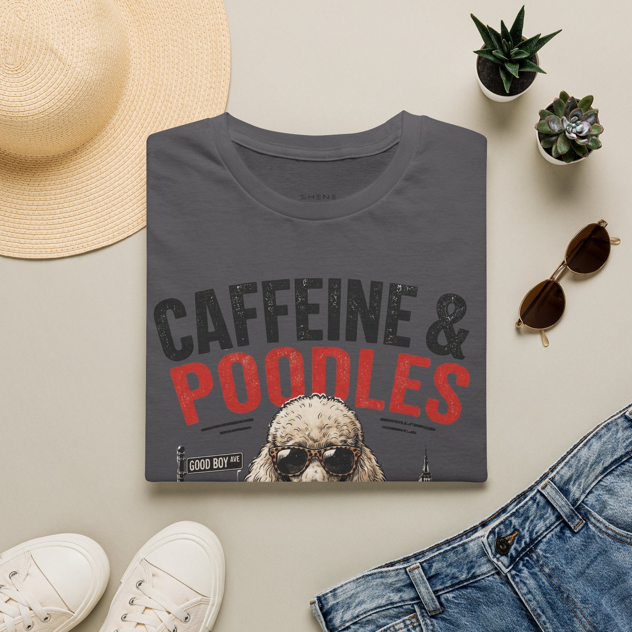 Unisex Softstyle Poodle T-Shirt