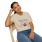 Copy of Unisex Softstyle My valentine has four leg T-Shirt