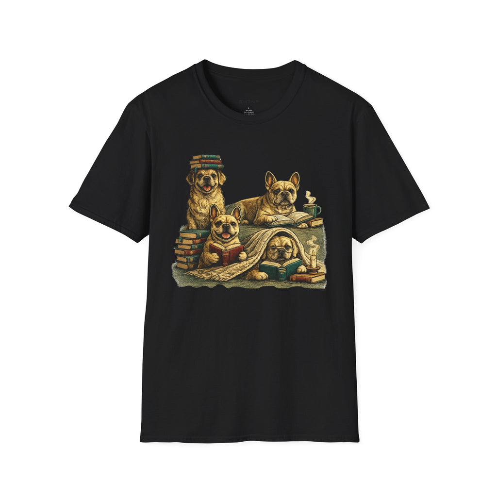 Copy of Unisex Softstyle French Dog Library T-Shirt