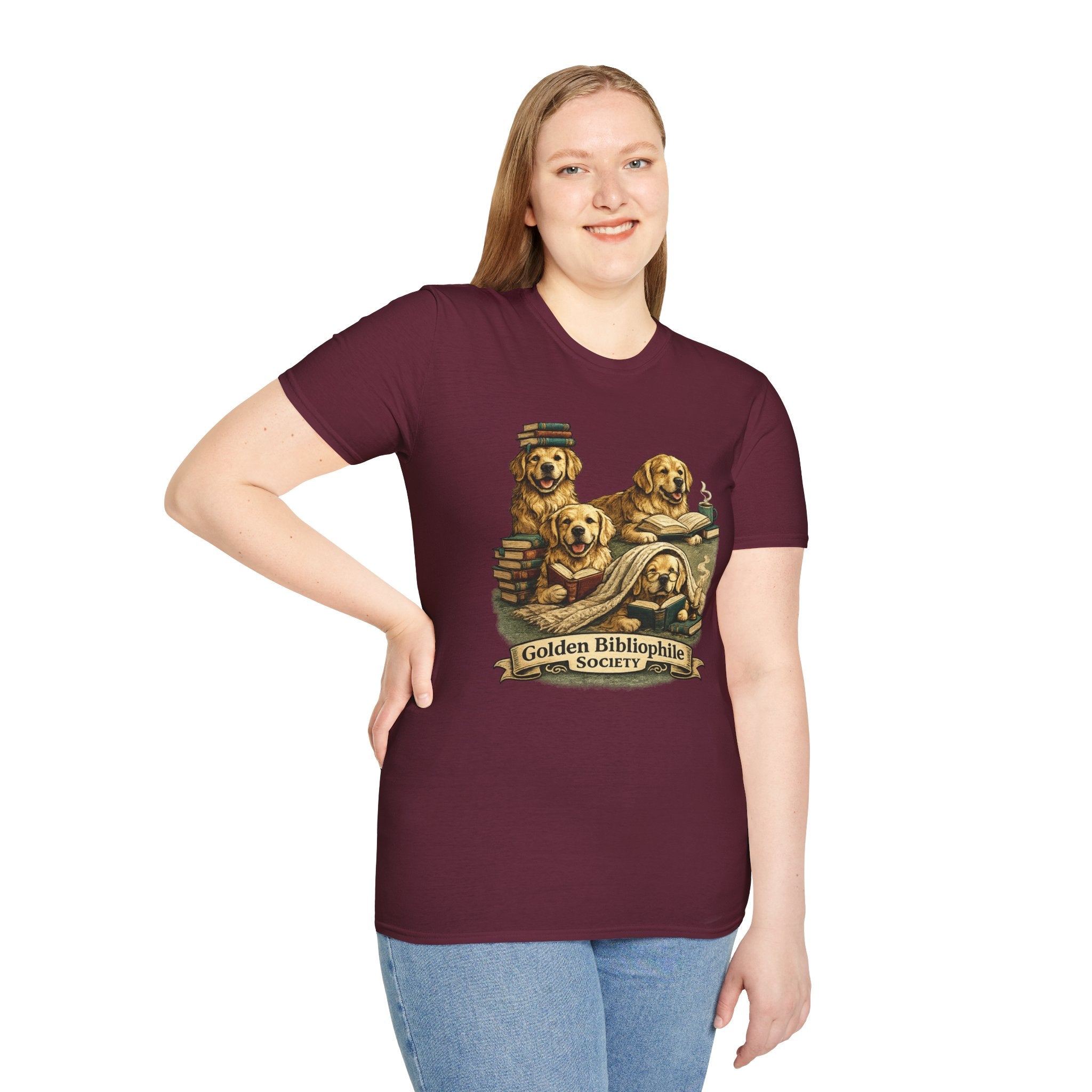 Copy of Unisex Softstyle Golden retriever Society  T-Shirt