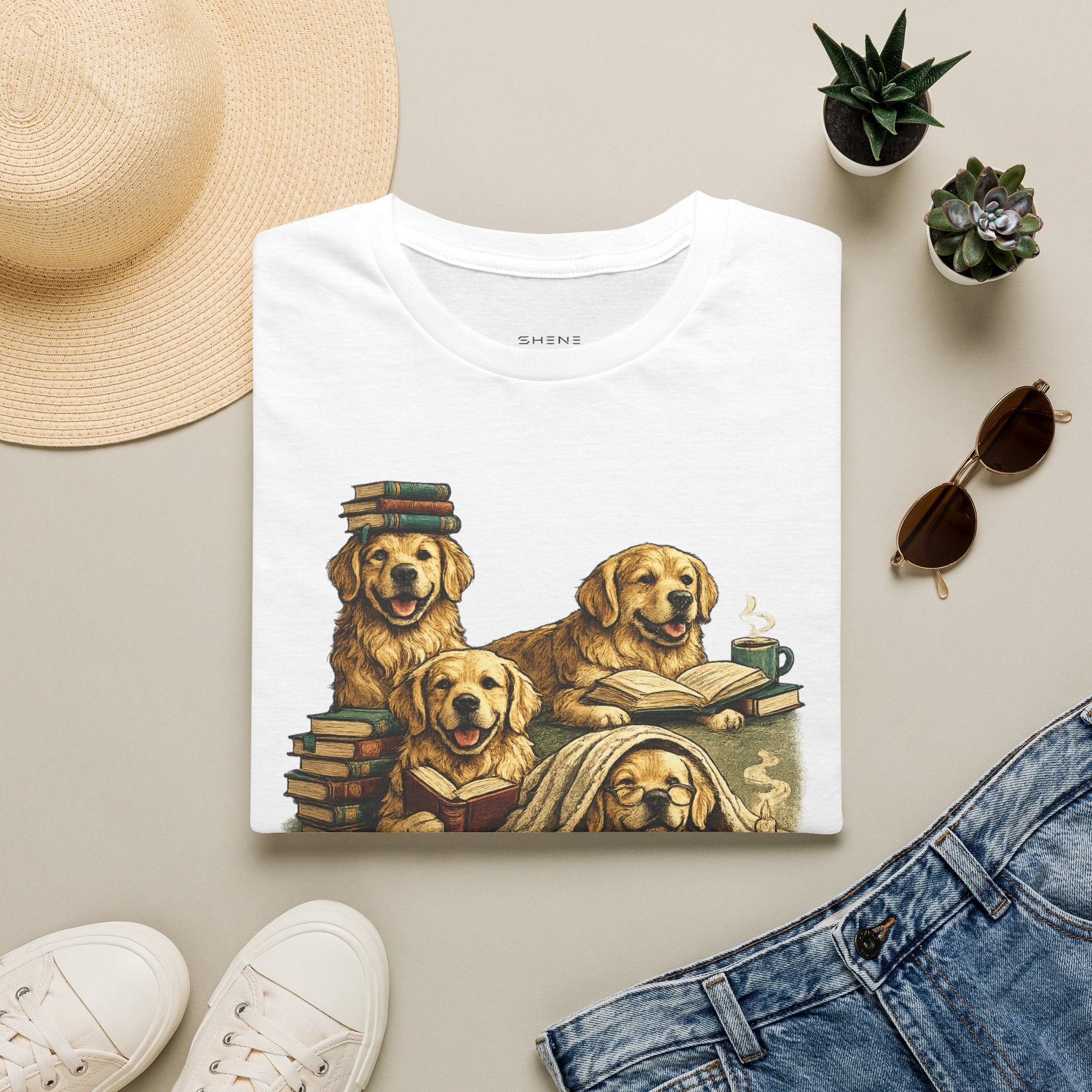 Copy of Unisex Softstyle Golden retriever Society  T-Shirt