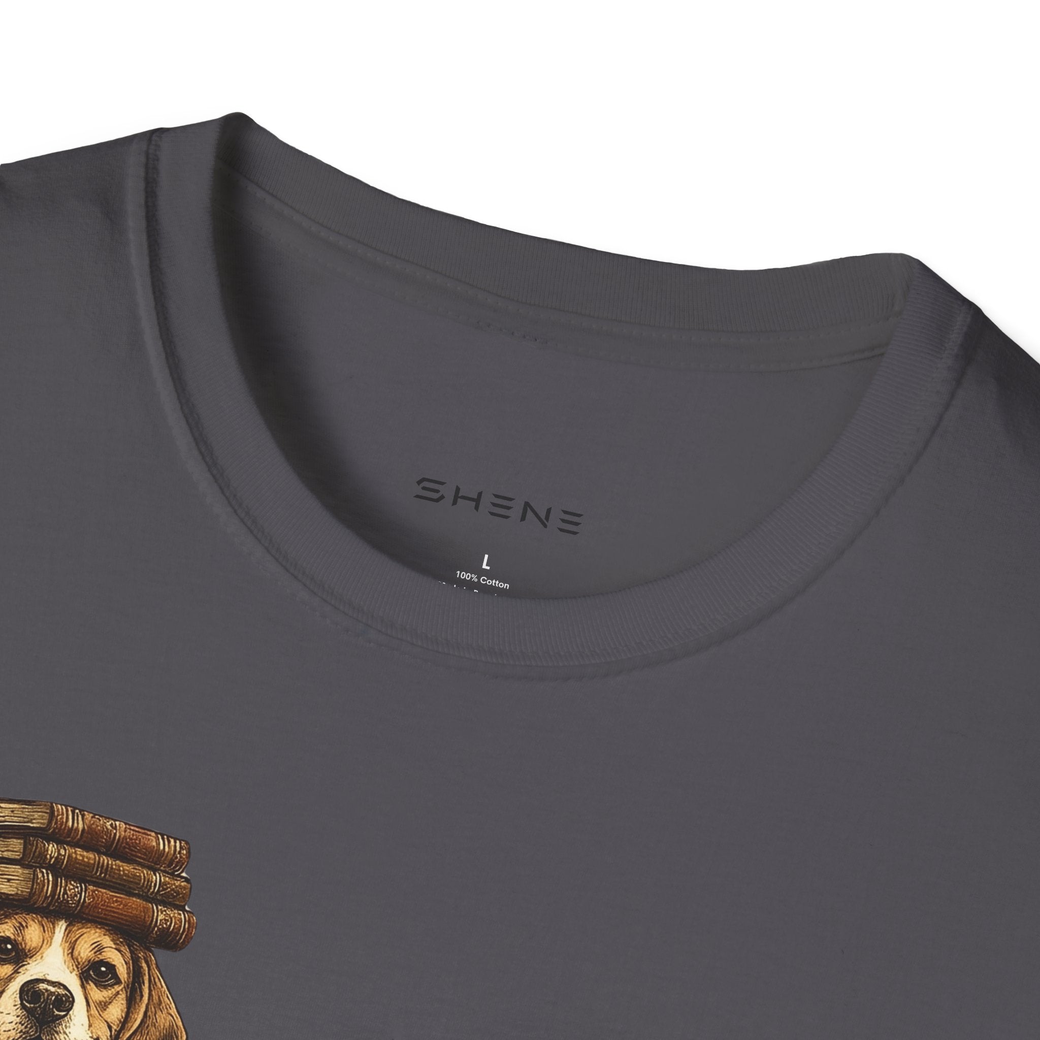 Copy of Copy of Copy of Copy of Unisex Softstyle Beegal Library Four Dog T-Shirt
