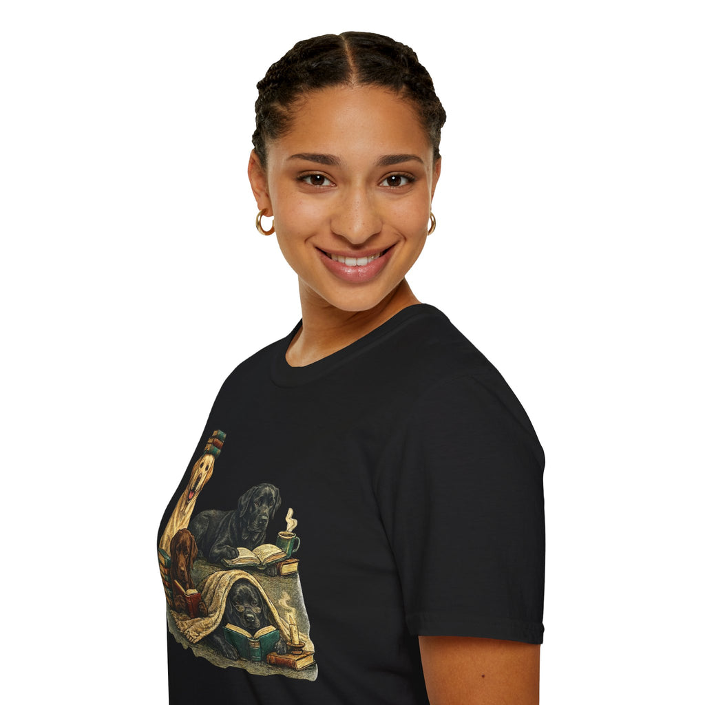 Copy of Unisex Softstyle Labador Library Four Dog T-Shirt