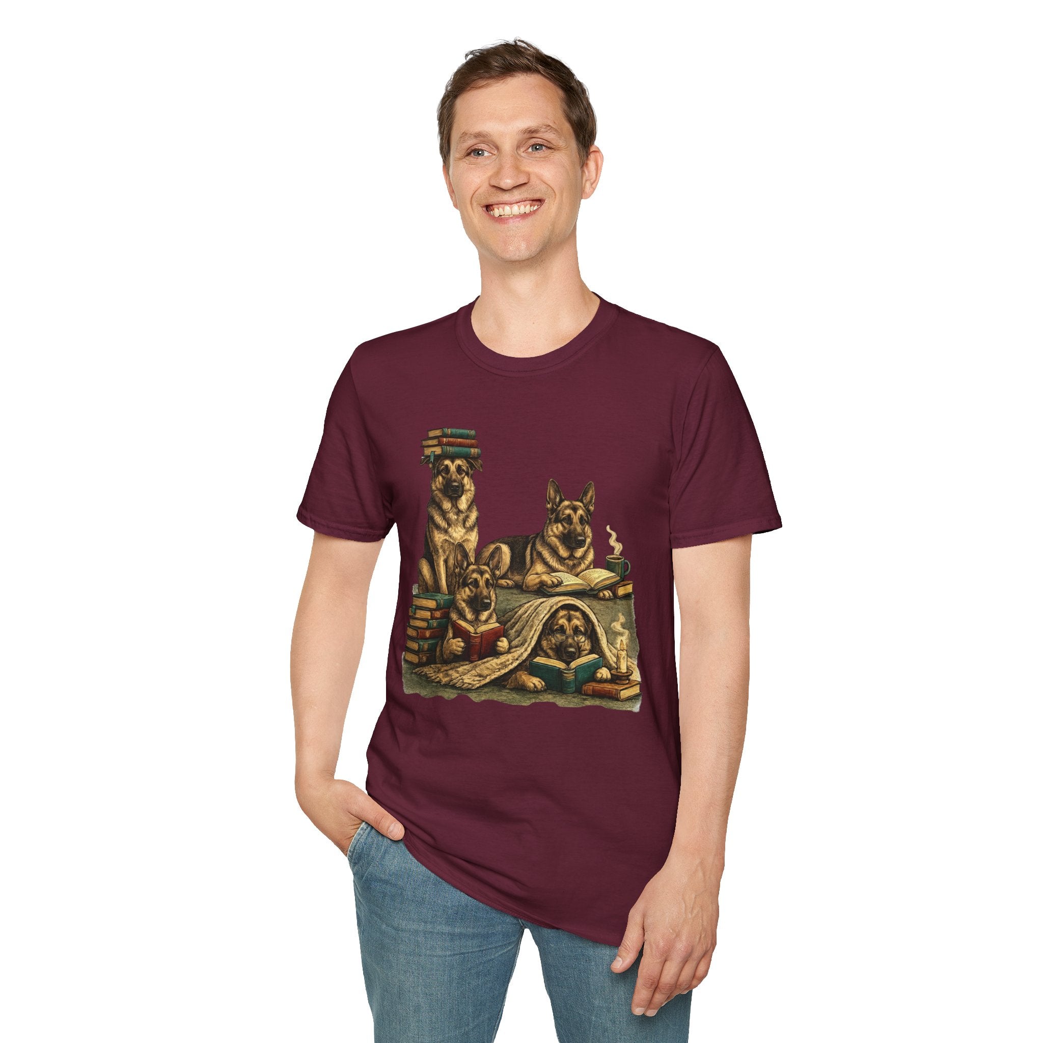 Copy of Unisex Softstyle German Shepherd Library T-Shirt