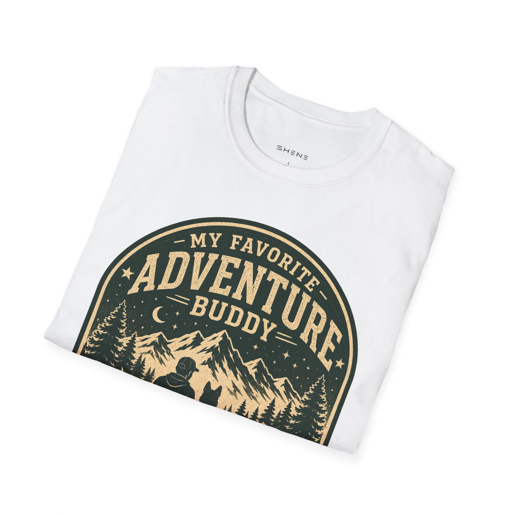 Copy of Unisex Softstyle My Favorite Adventure Has Paws T-Shirt