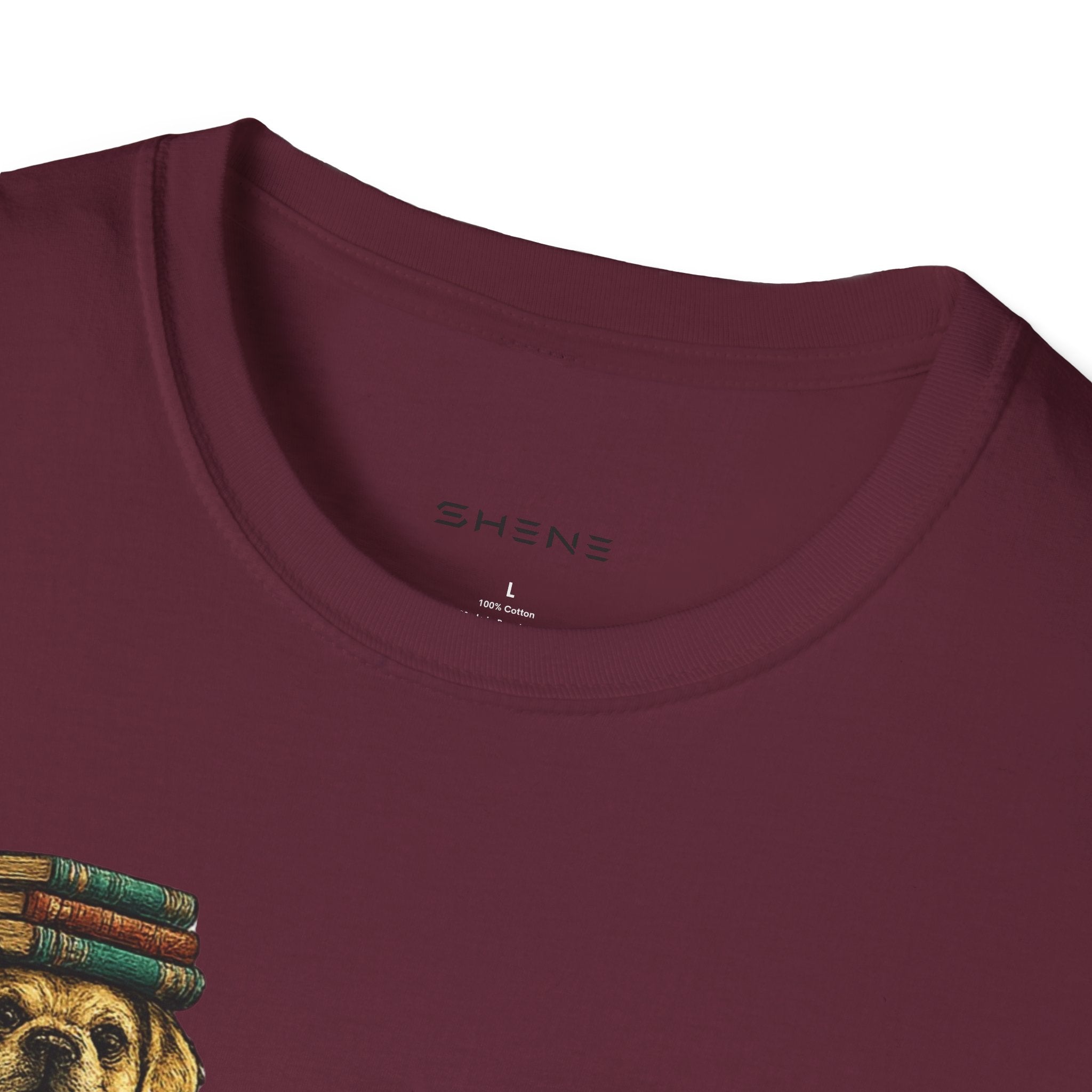 Copy of Unisex Softstyle French Dog Library T-Shirt