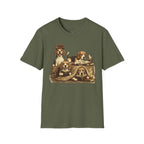 Copy of Copy of Copy of Copy of Unisex Softstyle Beegal Library Four Dog T-Shirt
