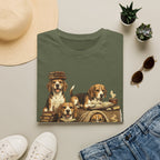 Copy of Copy of Copy of Copy of Unisex Softstyle Beegal Library Four Dog T-Shirt