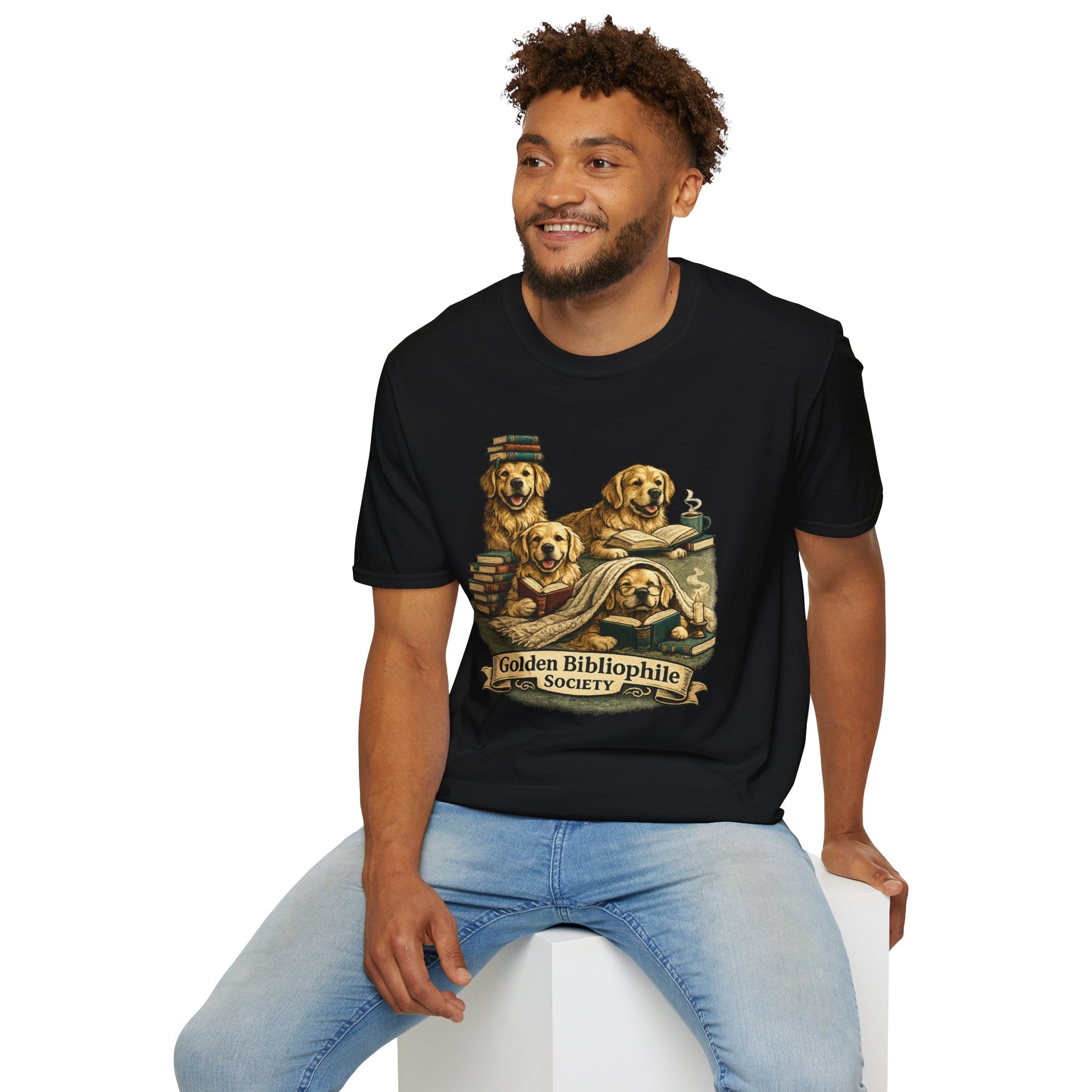 Copy of Unisex Softstyle Golden retriever Society  T-Shirt