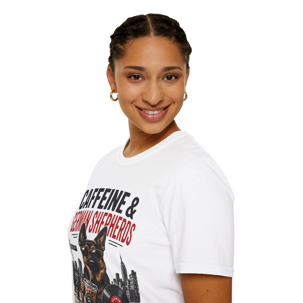 Copy of Unisex Softstyle German Shephed Caffeine Fuel T-Shirt