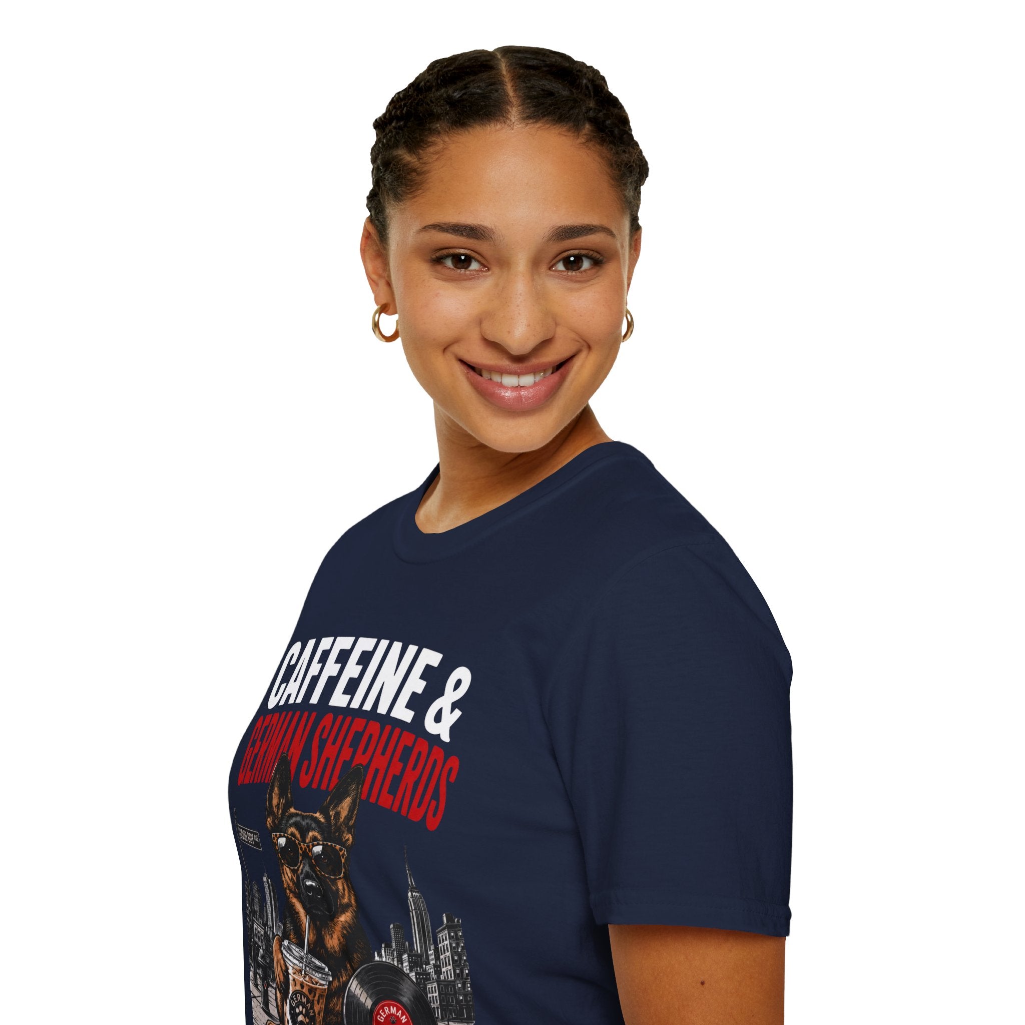 Copy of Unisex Softstyle German Shephed Caffeine Fuel T-Shirt