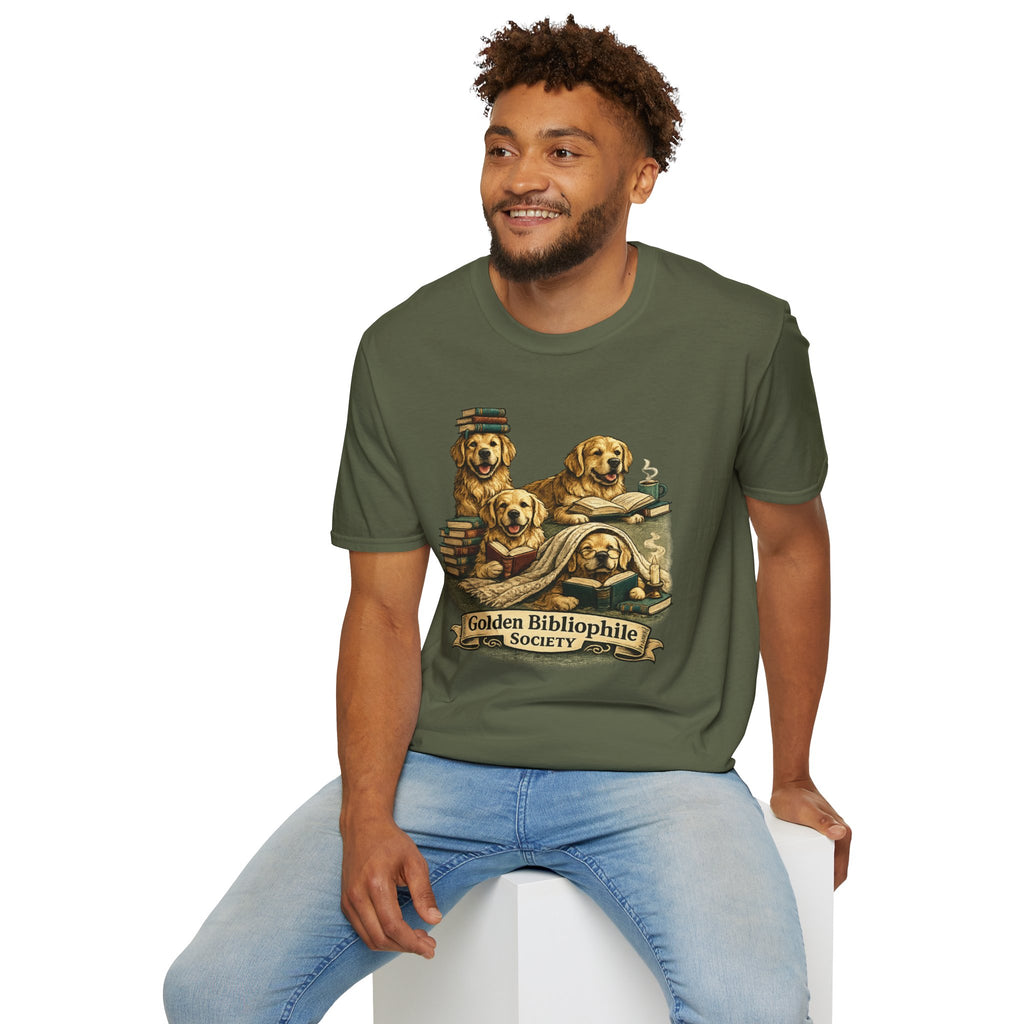 Copy of Unisex Softstyle Golden retriever Society  T-Shirt