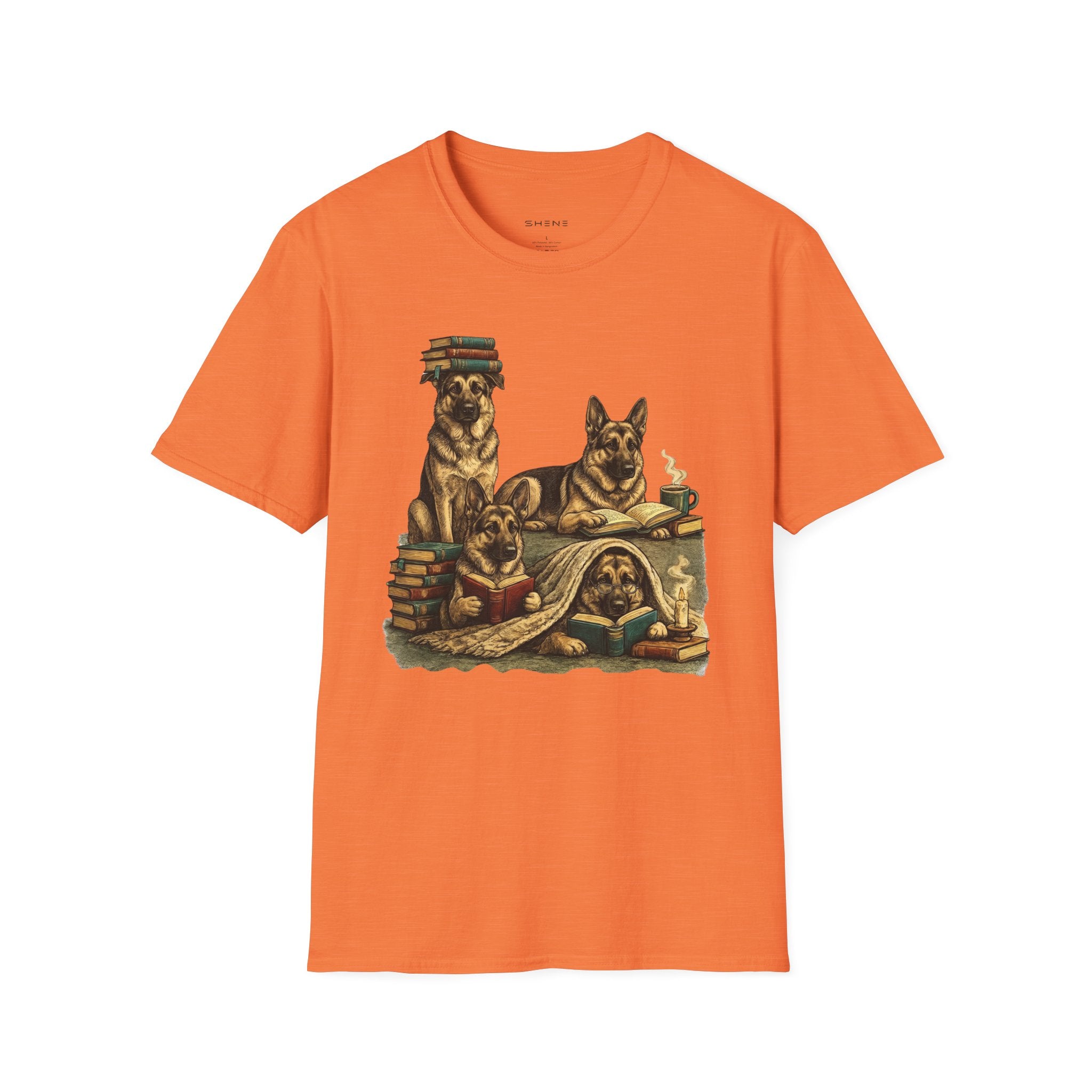 Copy of Unisex Softstyle German Shepherd Library T-Shirt
