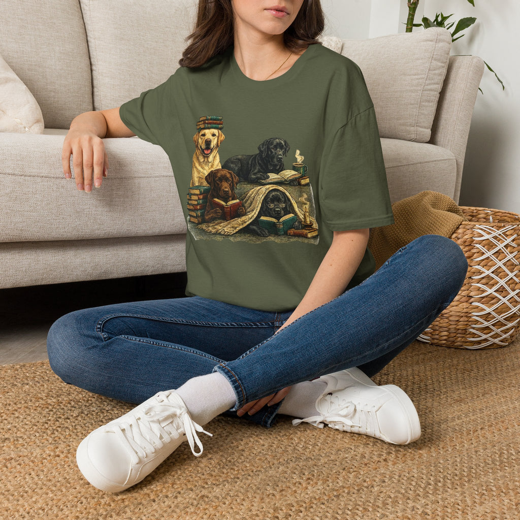 Copy of Unisex Softstyle Labador Library Four Dog T-Shirt