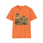 Copy of Copy of Copy of Unisex Softstyle Frenchi Library Four Dog T-Shirt