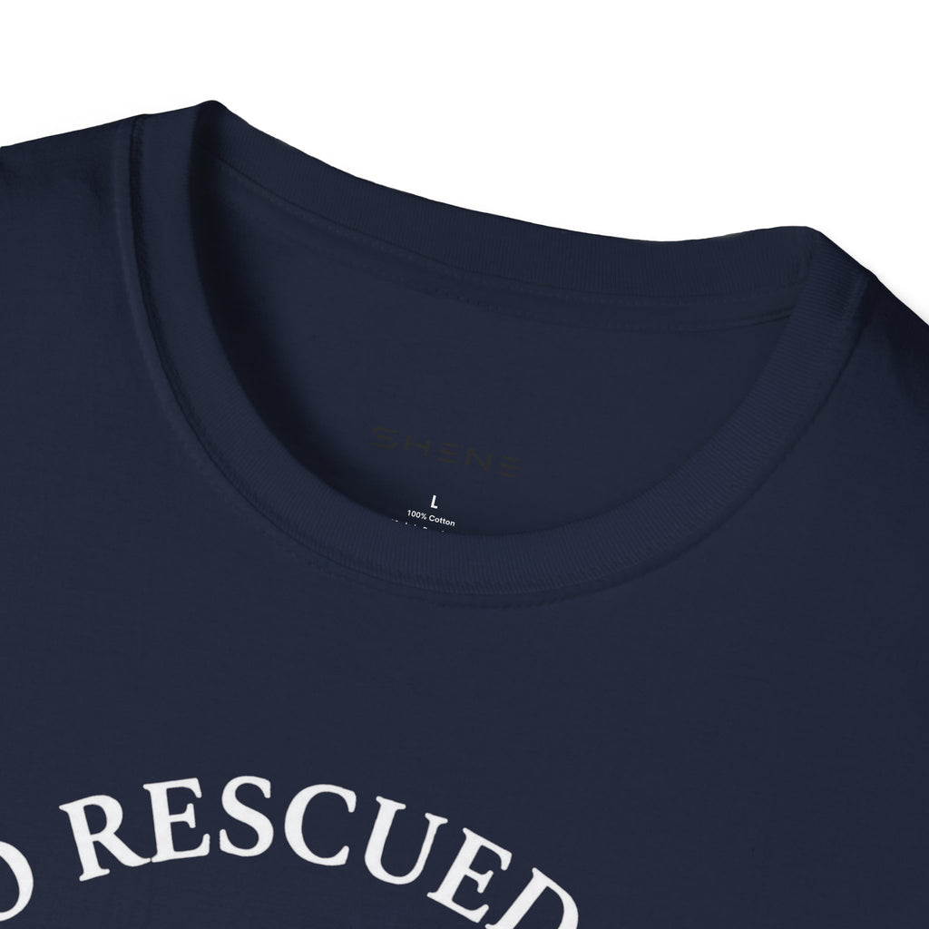 Copy of Copy of Unisex Softstyle Who Rescued Who T-Shirt