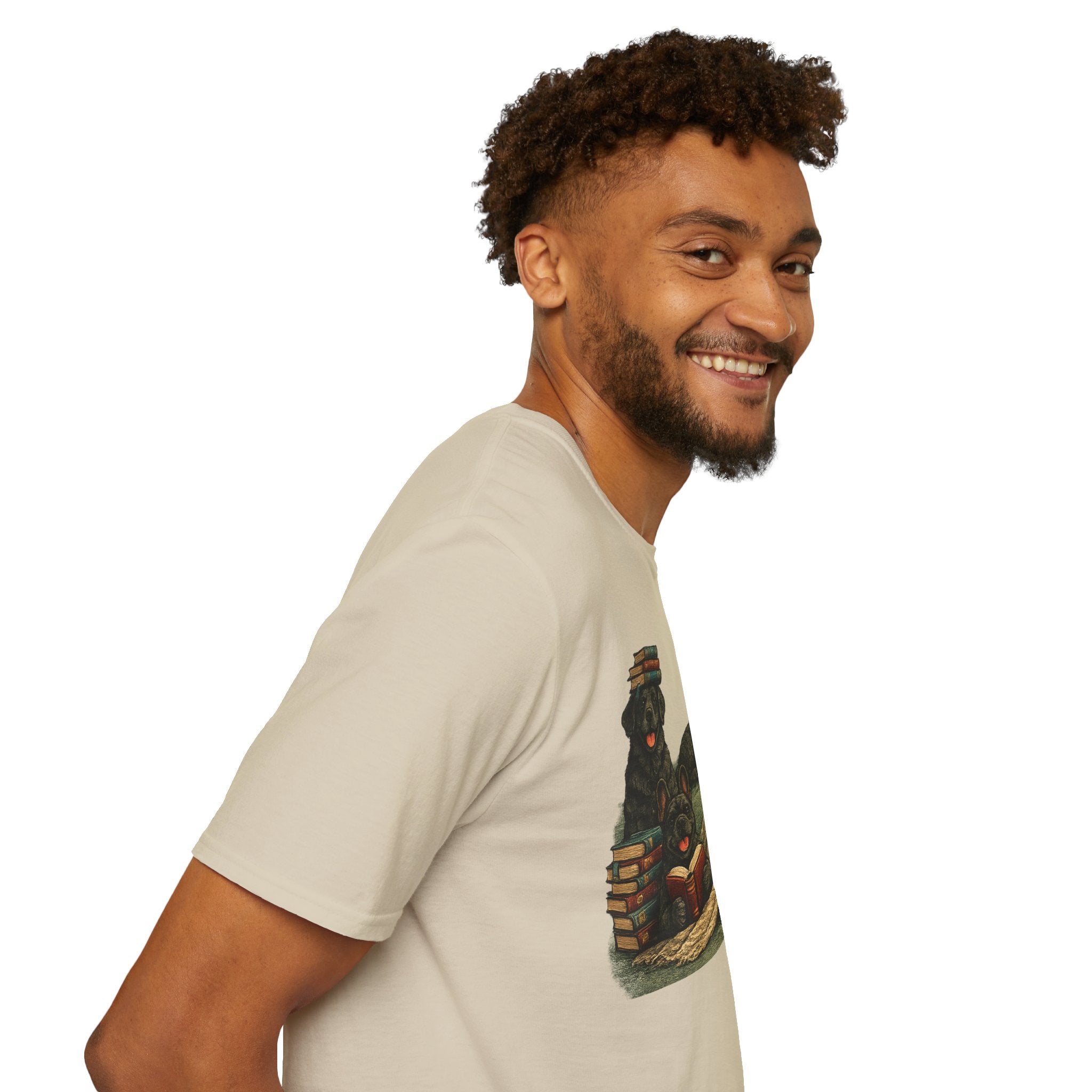 Copy of Unisex Softstyle Black Dog Library T-Shirt