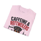 Unisex Softstyle Rottweiler Caffeine Fuel  T-Shirt