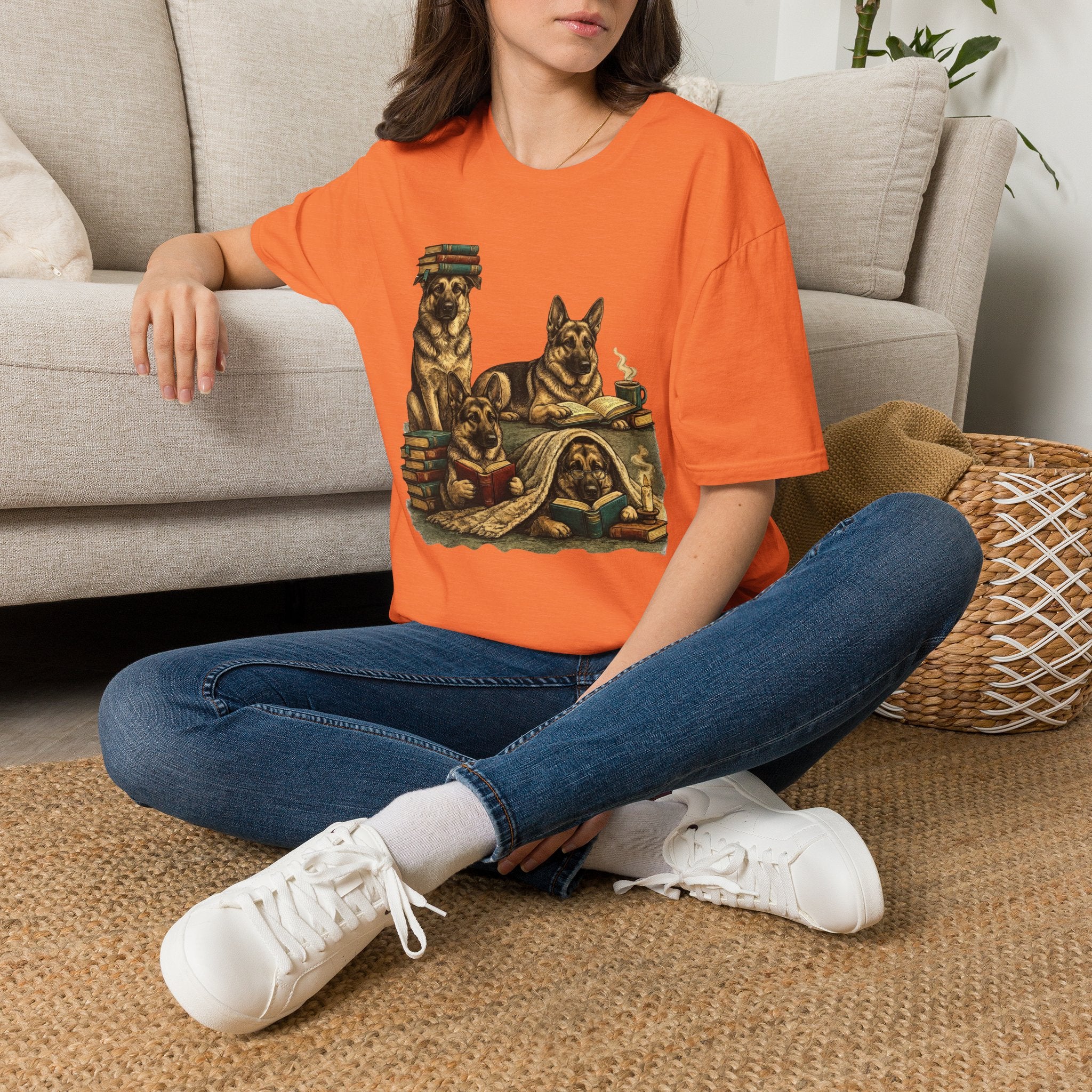 Copy of Unisex Softstyle German Shepherd Library T-Shirt