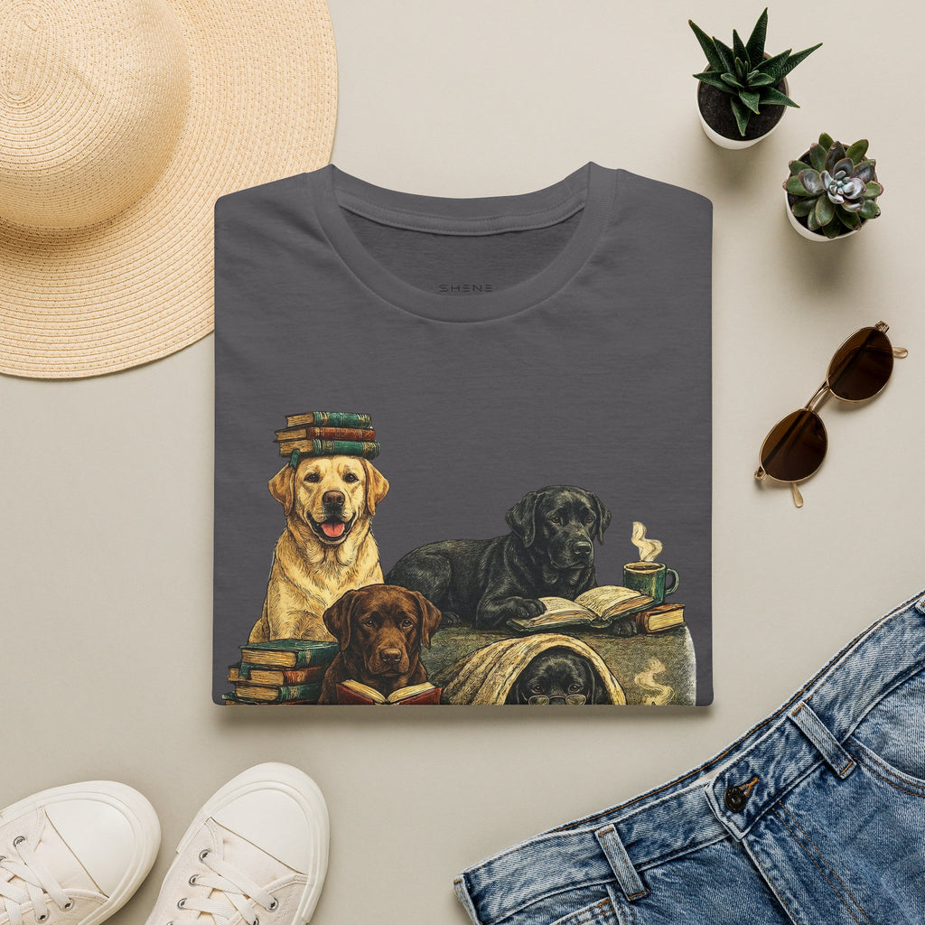 Copy of Unisex Softstyle Labador Library Four Dog T-Shirt