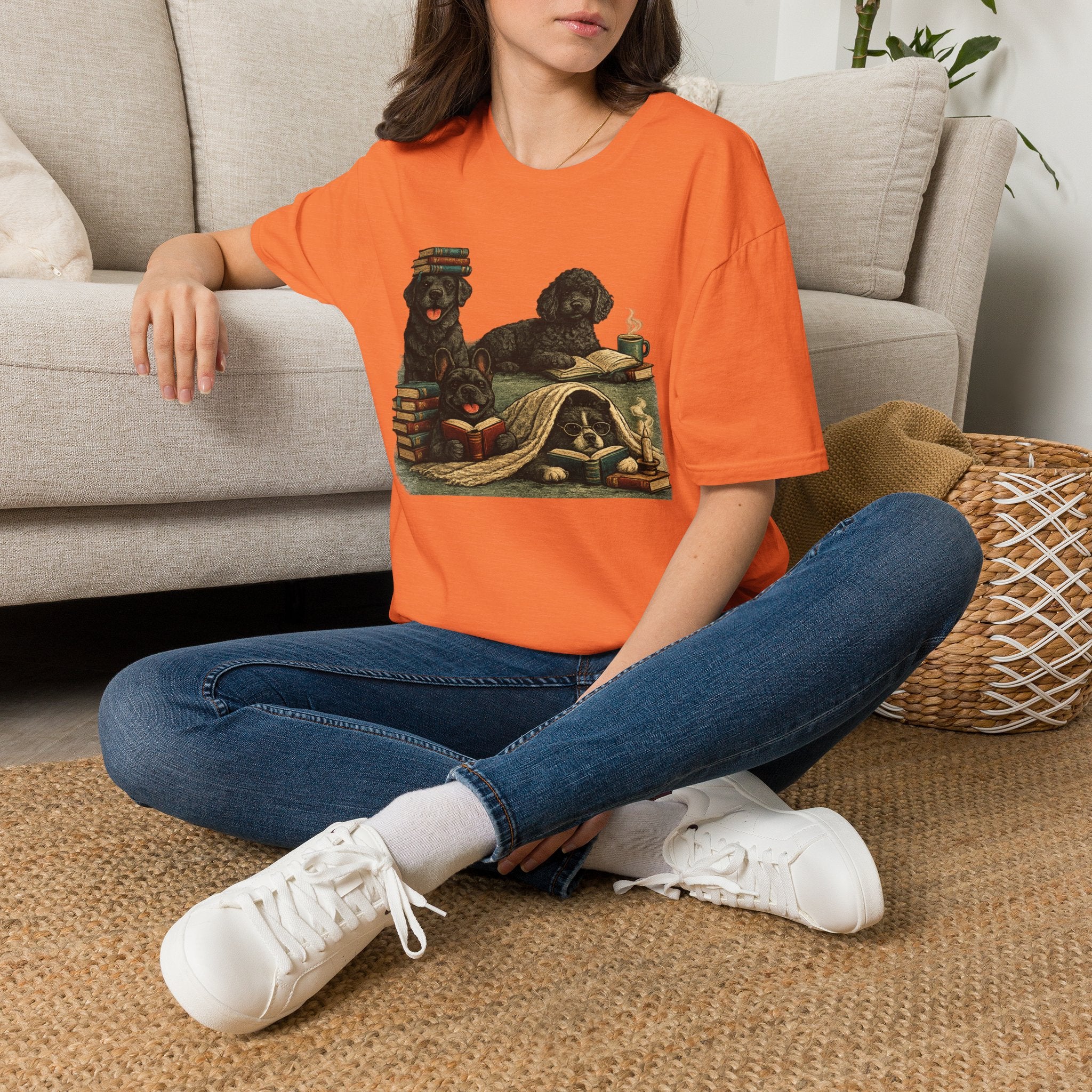 Copy of Unisex Softstyle Black Dog Library T-Shirt