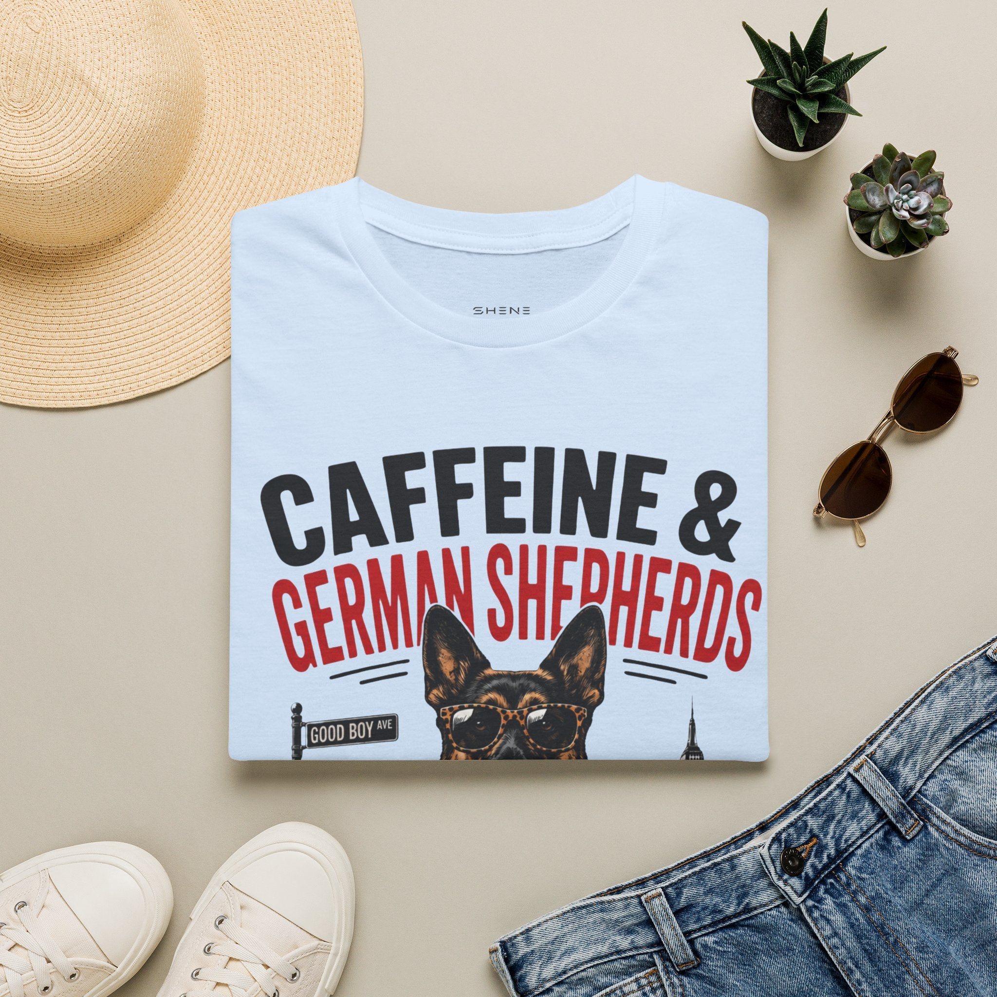 Copy of Unisex Softstyle German Shephed Caffeine Fuel T-Shirt