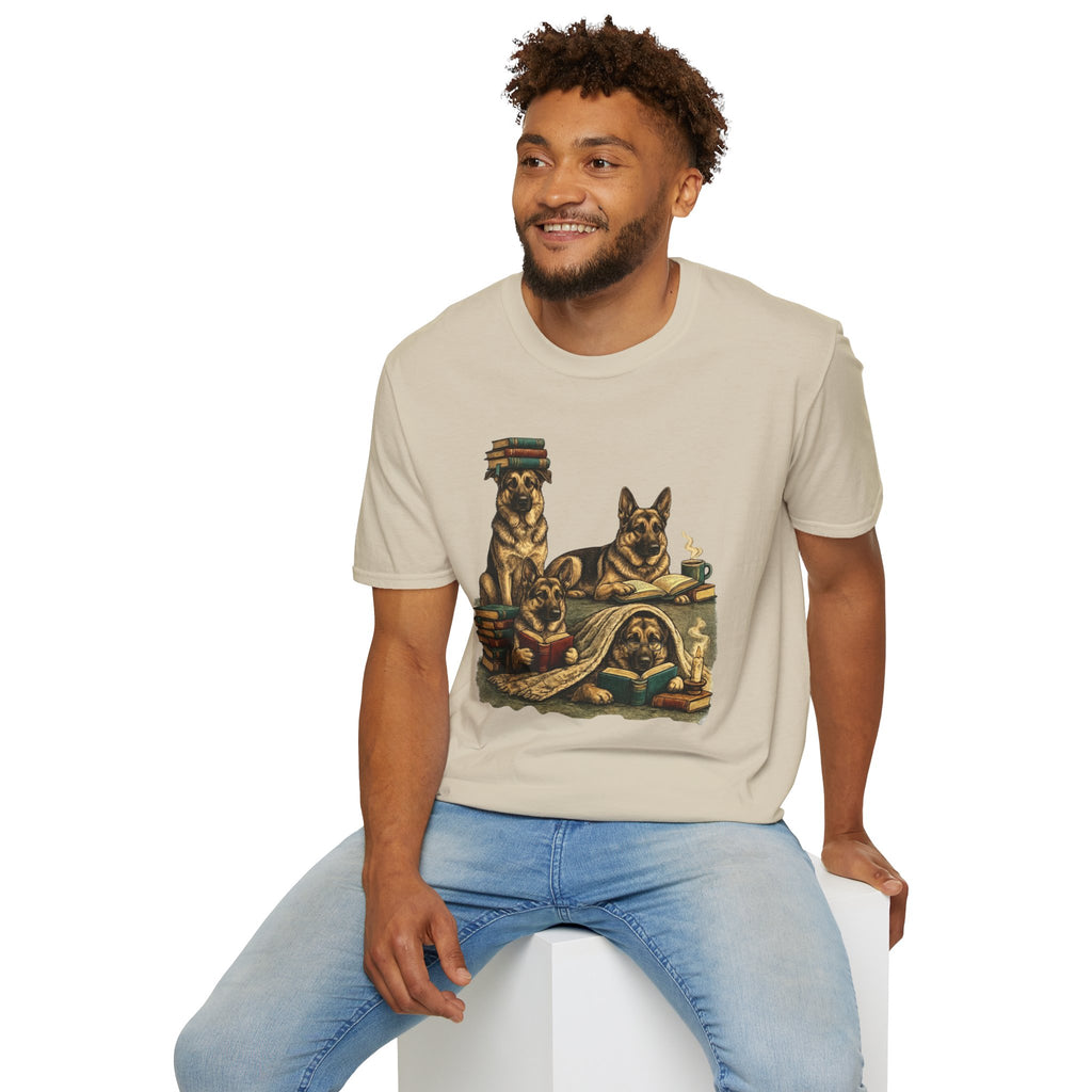 Copy of Unisex Softstyle German Shepherd Library T-Shirt