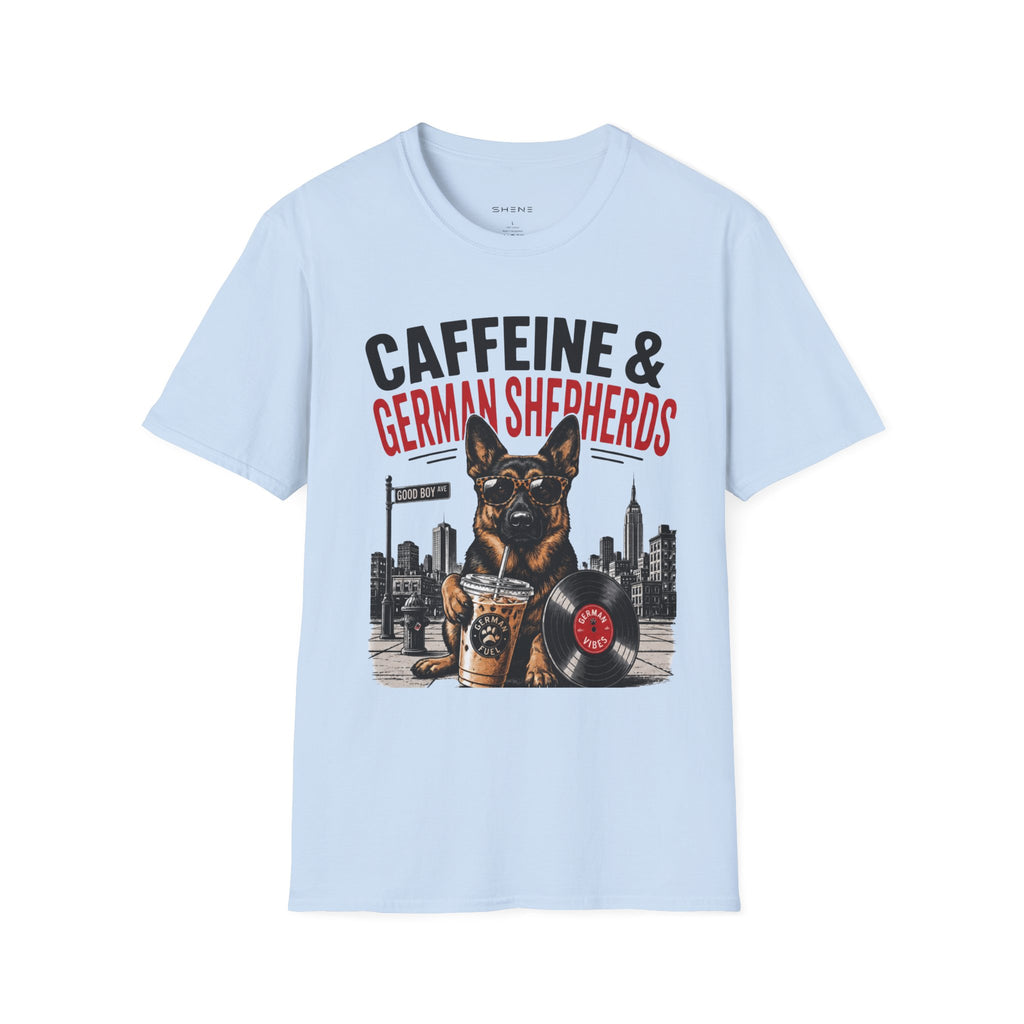 Copy of Unisex Softstyle German Shephed Caffeine Fuel T-Shirt