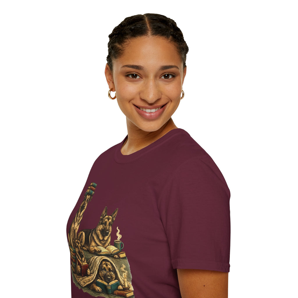 Copy of Unisex Softstyle German Shepherd Library T-Shirt