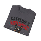 Copy of Unisex Softstyle German Shephed Caffeine Fuel T-Shirt