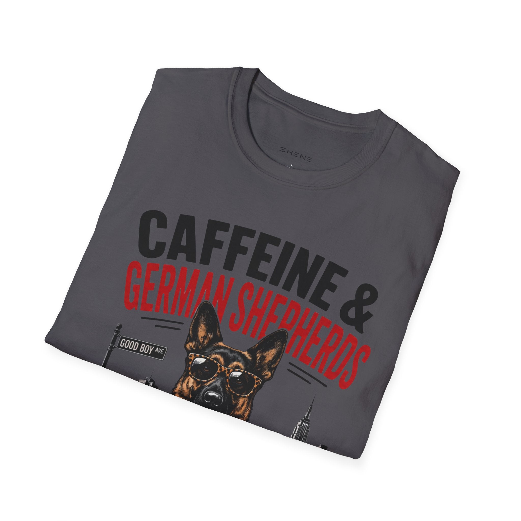 Copy of Unisex Softstyle German Shephed Caffeine Fuel T-Shirt
