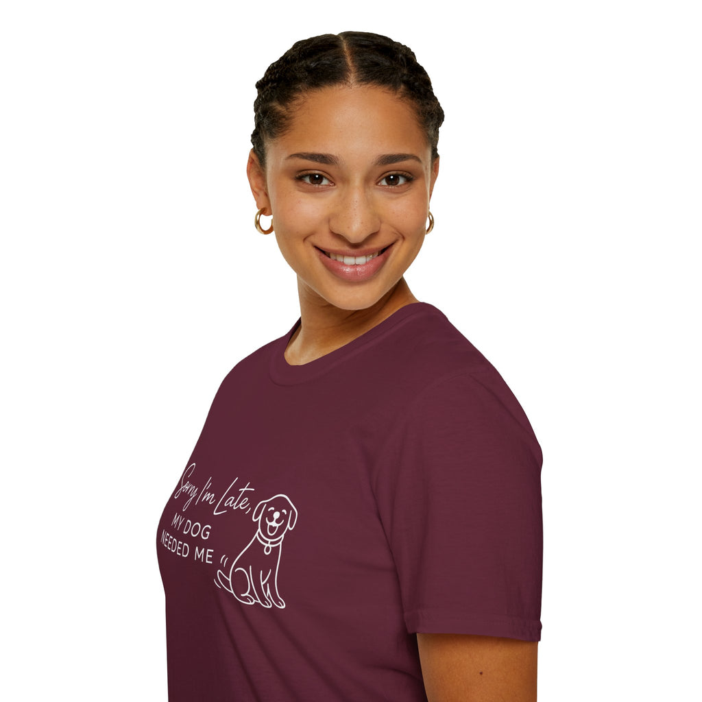 Copy of Copy of Unisex Softstyle Sorry i'm Late T-Shirt