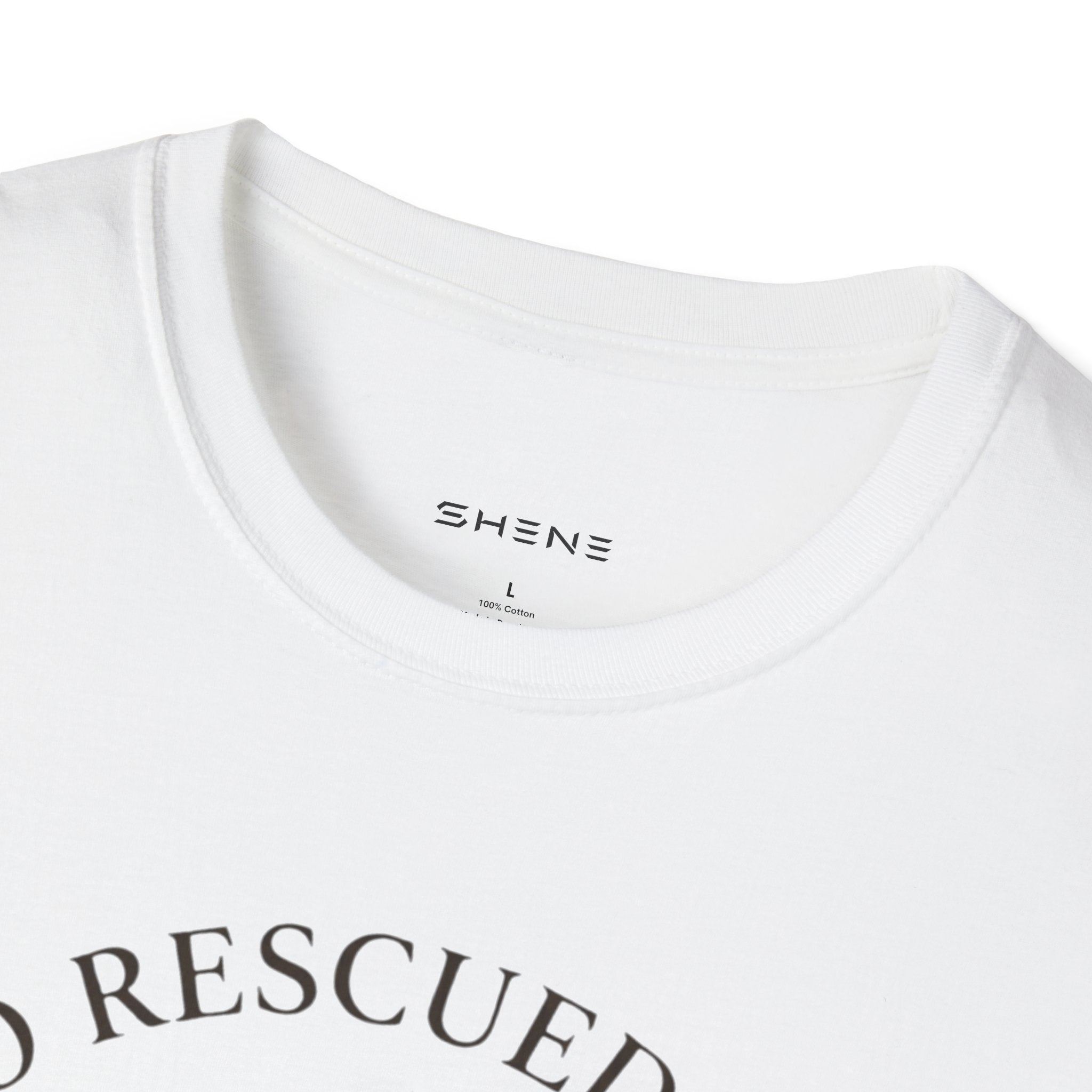 Copy of Copy of Unisex Softstyle Who Rescued Who T-Shirt