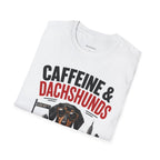 Unisex Softstyle Dachshund Caffeine Fuel T-Shirt