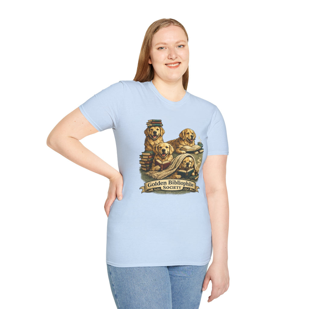 Copy of Unisex Softstyle Golden retriever Society  T-Shirt